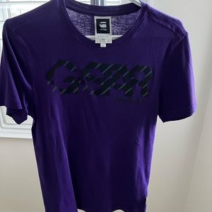 G star purple t shirt, size medium